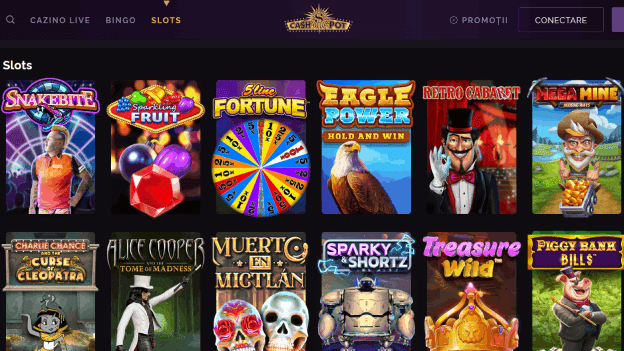 oferta sloturi CashPot Casino online