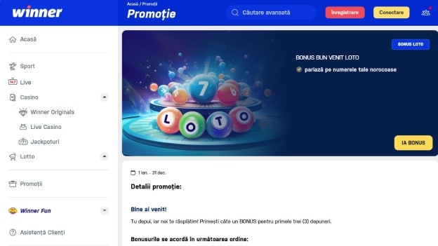winner loto bonus