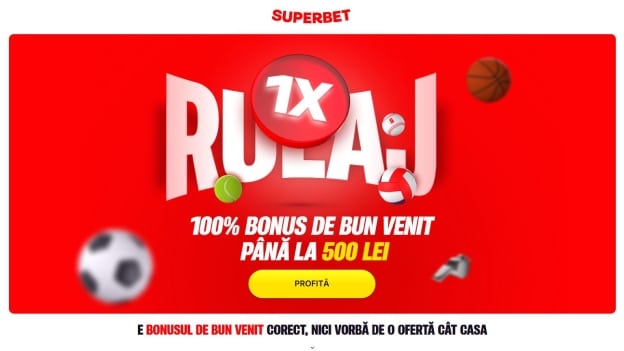 bonus de bun venit sport superbet