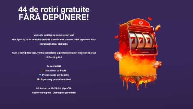bonus rotiri gratuite hot spins
