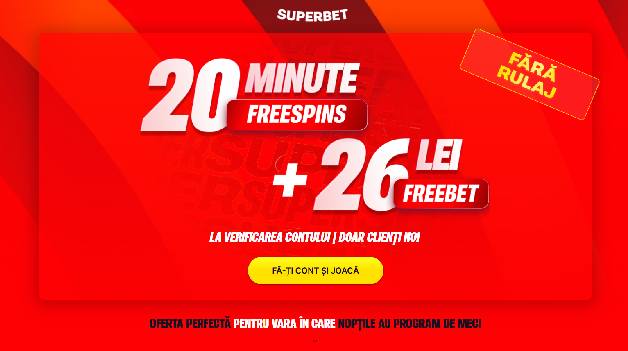 superbet bonus fara depunere exclusiv