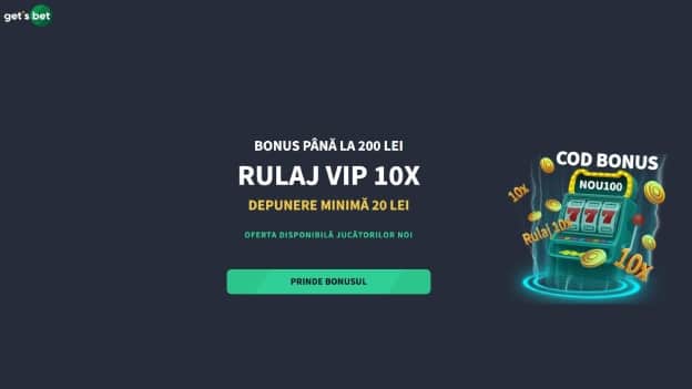 bonus gets bet de bun venit exclusiv