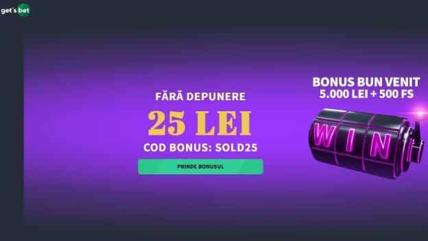 bonus exclusiv 25 ron gets bet