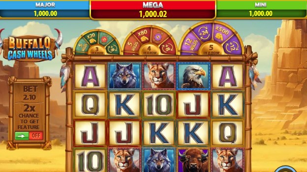 buffalo cash wheels slot