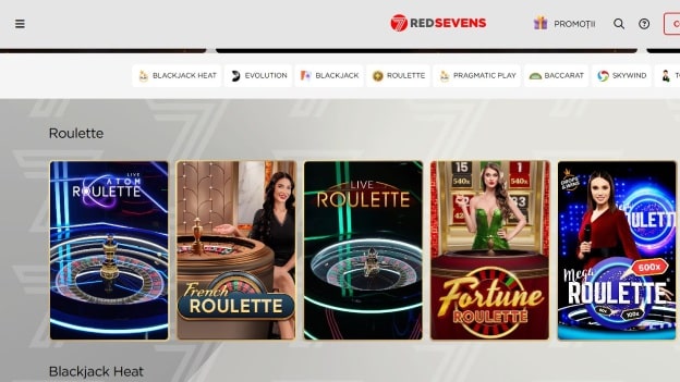 redsevens casino live