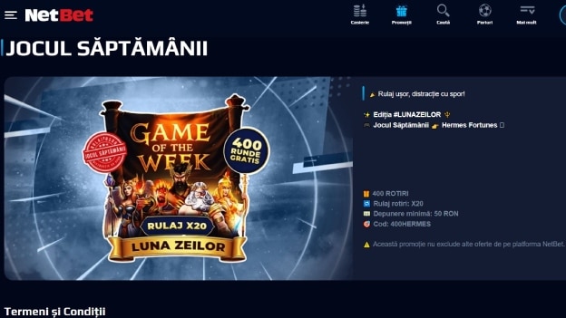 jocul saptamanii netbet