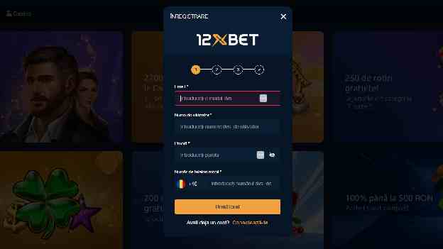 12xbet inregistrare