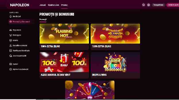 napoleon games promotii