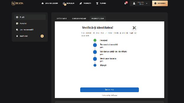 bilion verificare