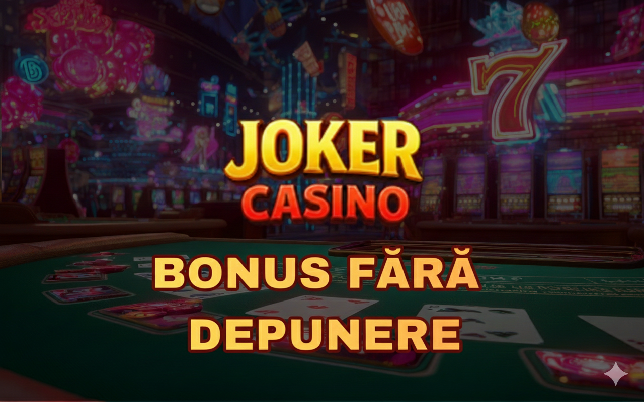 bonus fără depunere joker caisno