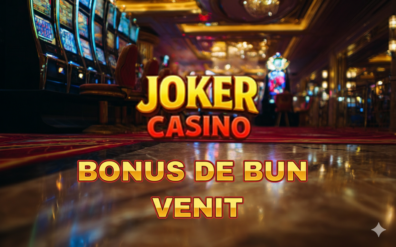 joker casino bonus de bun venit