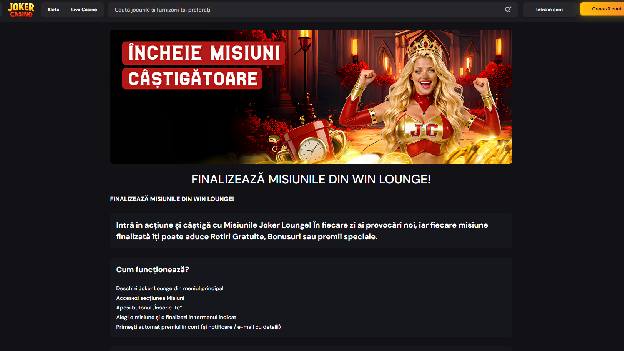 misiuni joker casino